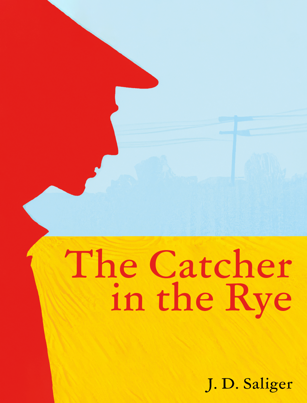 Michel Dufour’s cover for the novel “The Catcher in the Rye”, by J.D. Salinger.