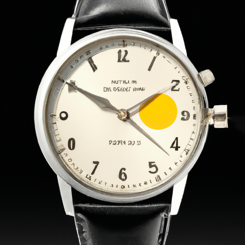 The Museum Watch designed by Max Huber and Michel Dufour.